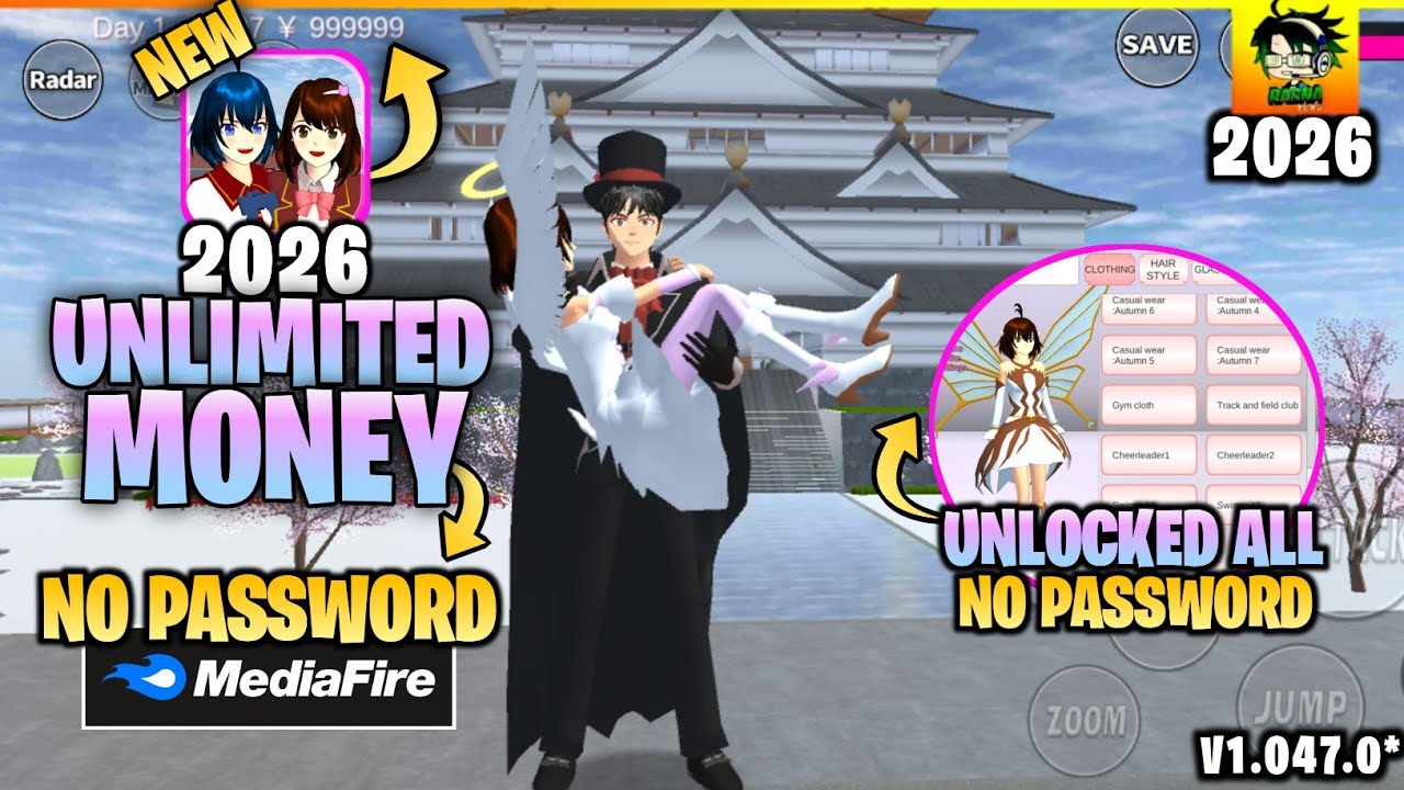 SAKURA School Simulator Mod Apk 2026 Version 1.047.0 Latest 🌸 SAKURA School Simulator Mod Apk