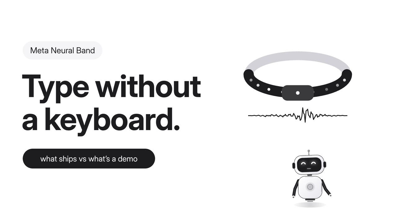 Meta's Neural Band: Typing Without a Keyboard Is Here