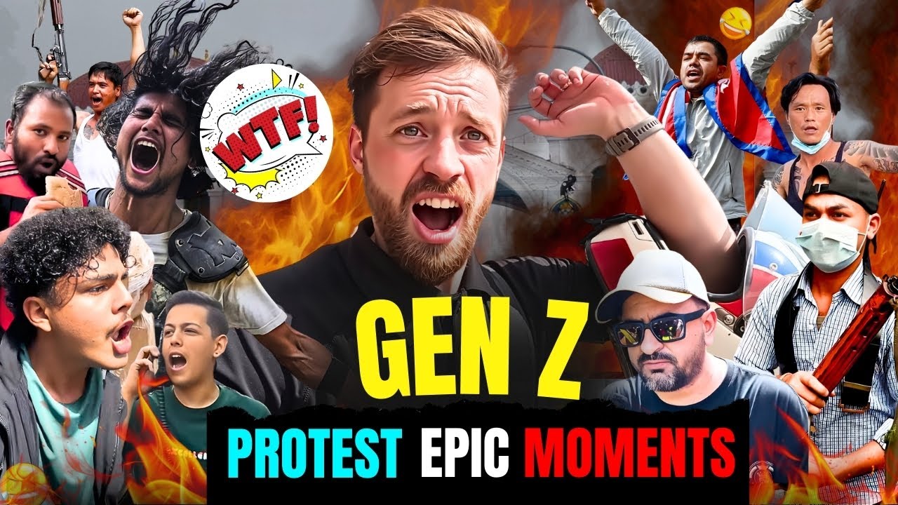 Gen Z Protest Epic Moments ✊🔥 | Nepal Youth Power