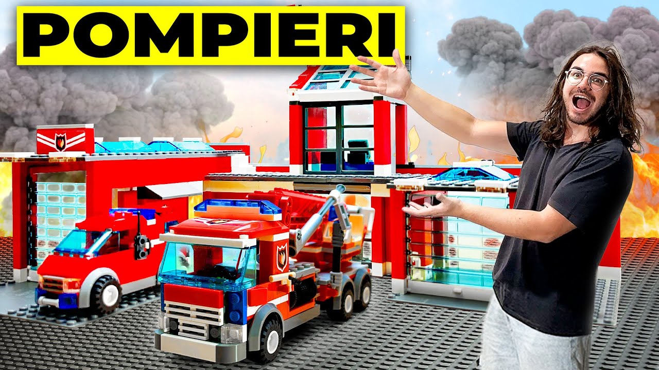 COSTRUISCO LA CITTÀ LEGO PIÙ GRANDE D'ITALIA - Ep.2 Stazione dei Pompieri