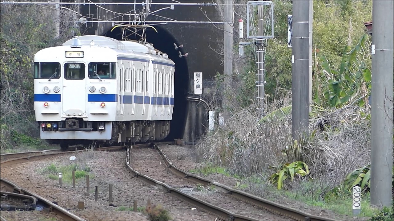 日豊本線竜ヶ水駅 817系&415系(Fk517)