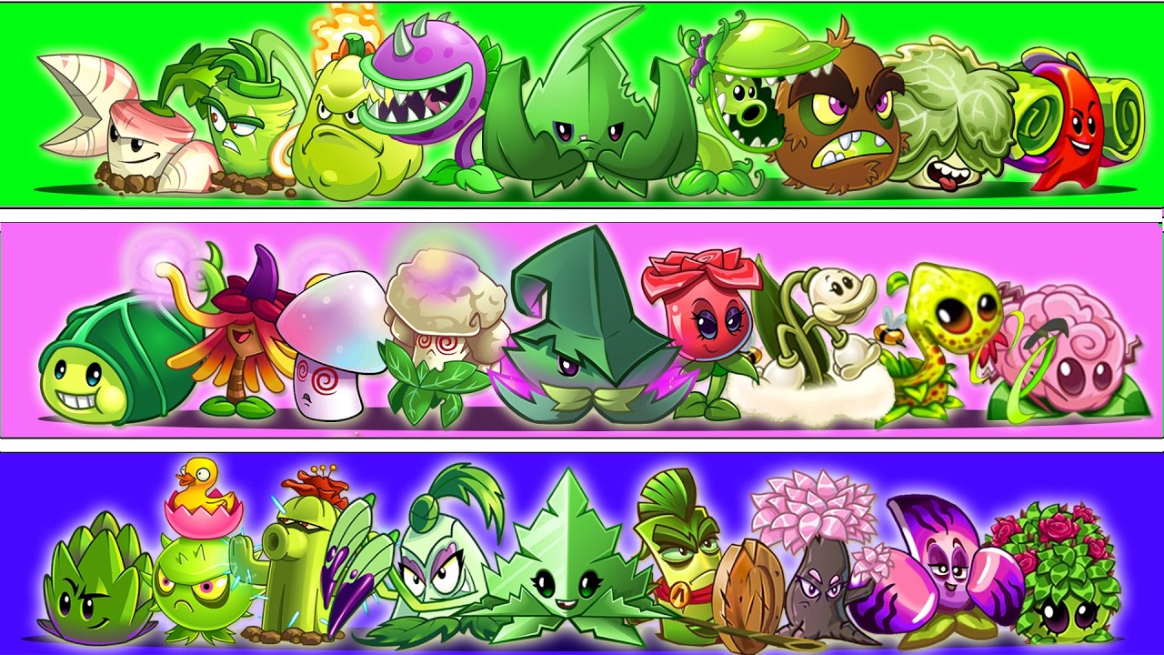 All Plants 3 Team MUSCLE x SPEAR x MAGIC - Who Will WIn? - Pvz 2 Team Plant Battlez