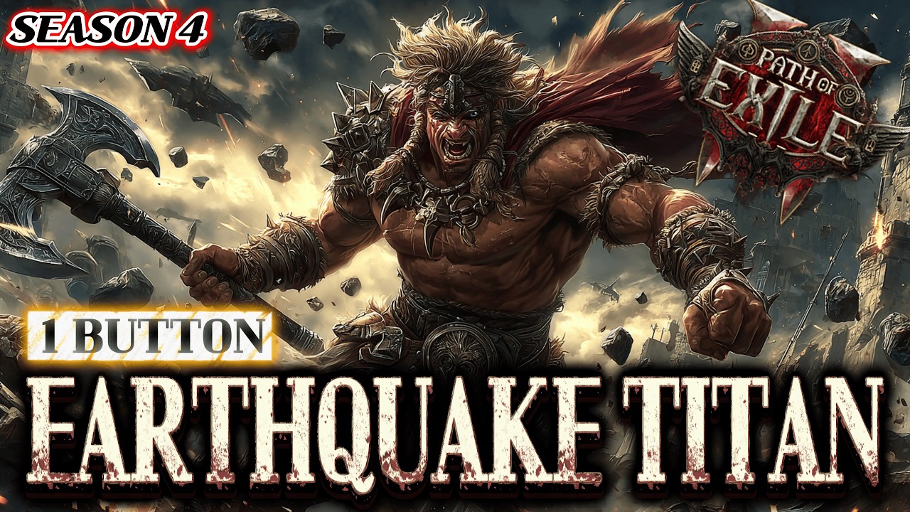 [0.4] PoE 2 EARTHQUAKE TITAN(1 BUTTON) | Uber Xesht & Uber Arbiter | Warrior Build | Path of exile 2