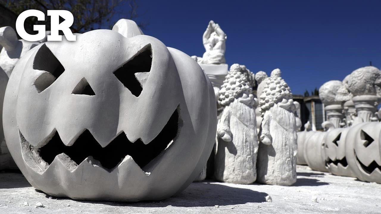 Viven de artesanías de yeso cerámico