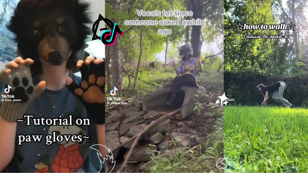 Therian Mask/Quads etc Tutorials Tiktok Compilation🖌️🐾🐛 //#2