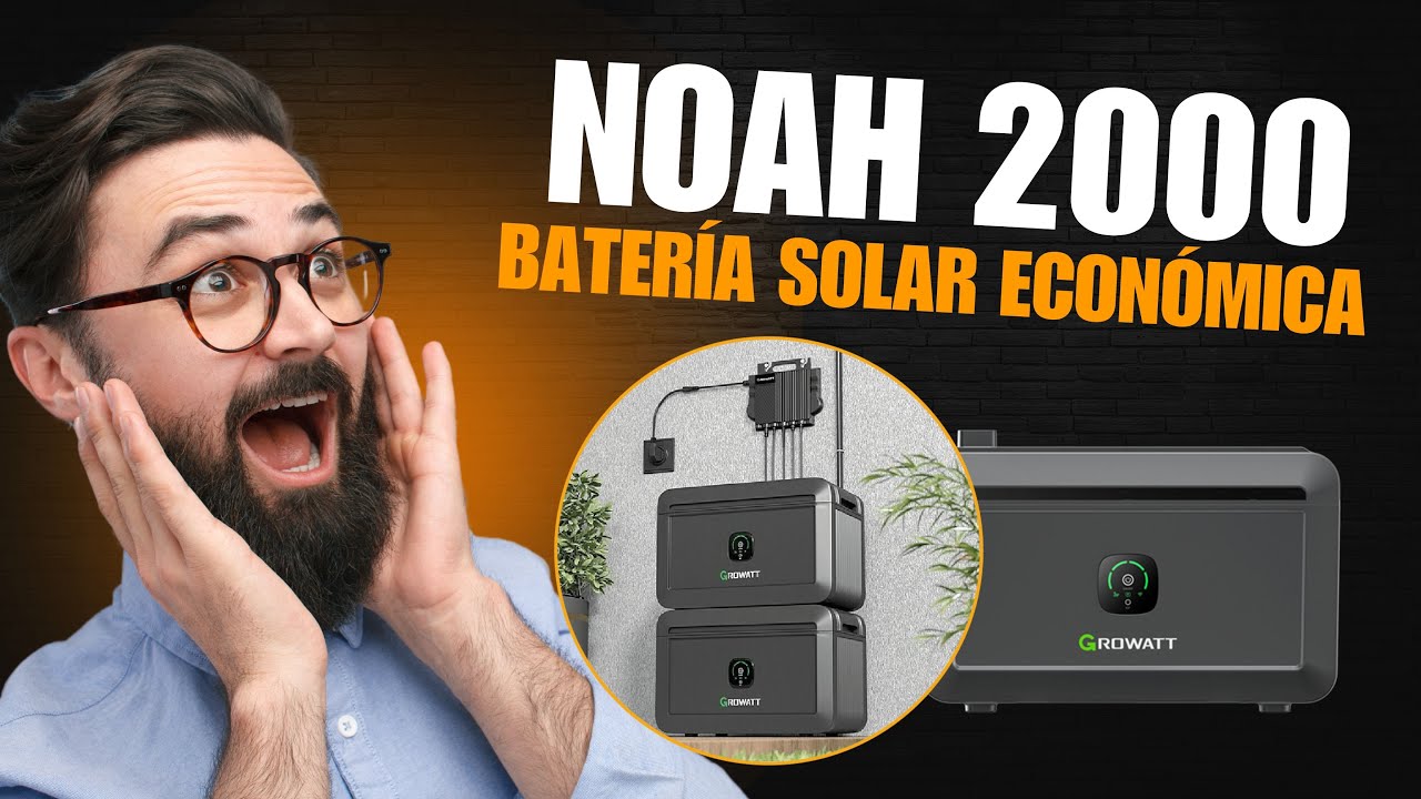 ¡La BATERIA SOLAR que todos quieren x 600€😲! Instalación en 10 MINUTOS FACIL | Growatt Noah