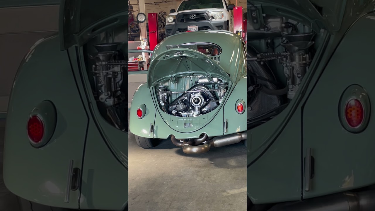 Cold Start VW stroker 48IDA fed #aircooled #car #oval #california #life #engineering