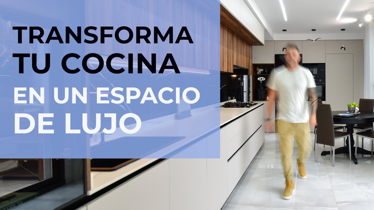 🔥INCREÍBLE DISEÑO de COCINA LINEAL: Con Desayunador y...🤯BAÑO OCULTO!!