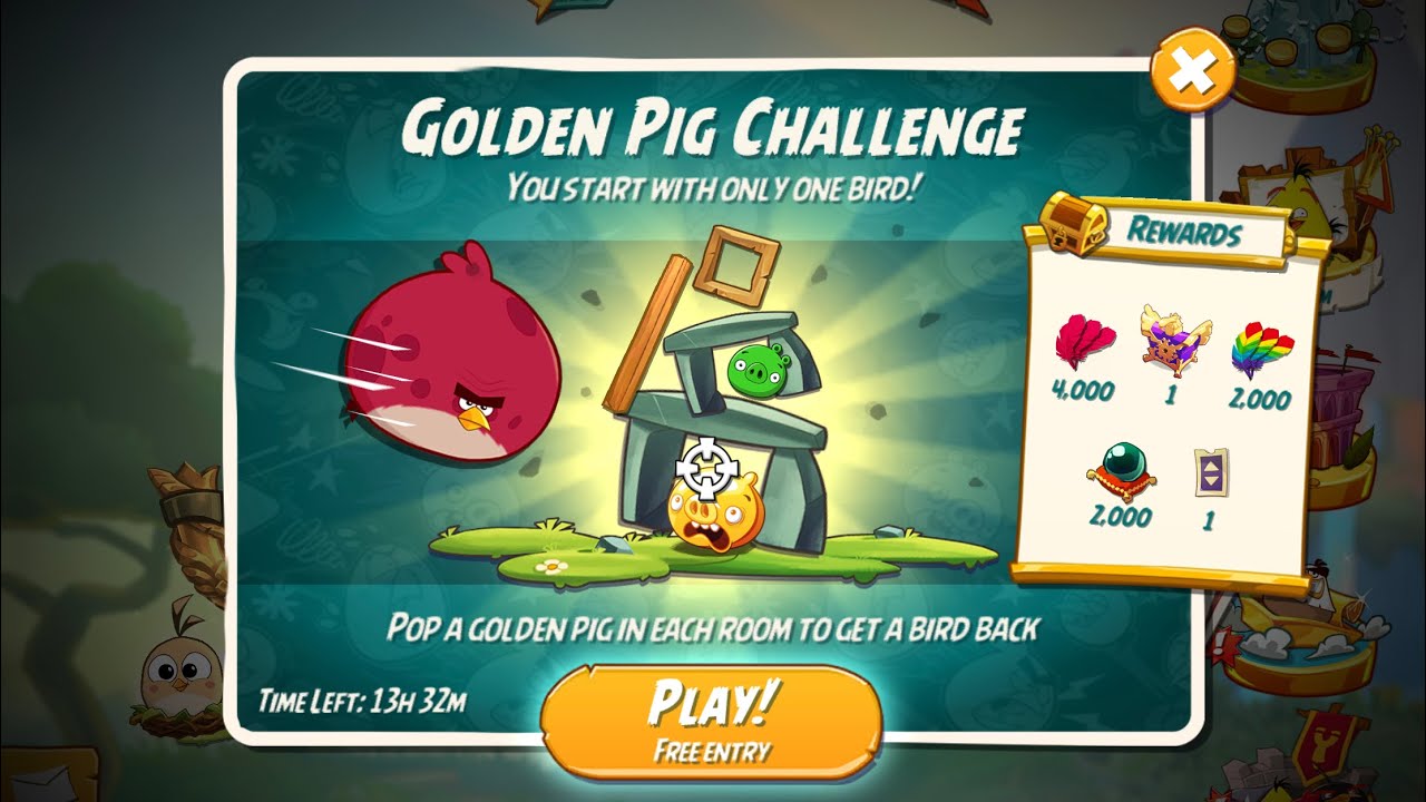 Golden Pig Challenge with Terence - Angry Birds 2