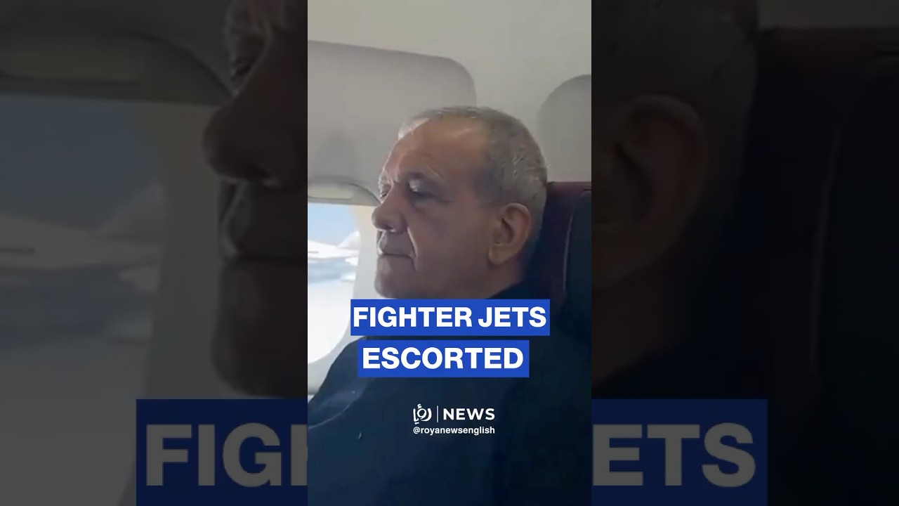 Pakistan&rsquo;s fighter jets escorted Iranian president&rsquo;s plane into its airspace
