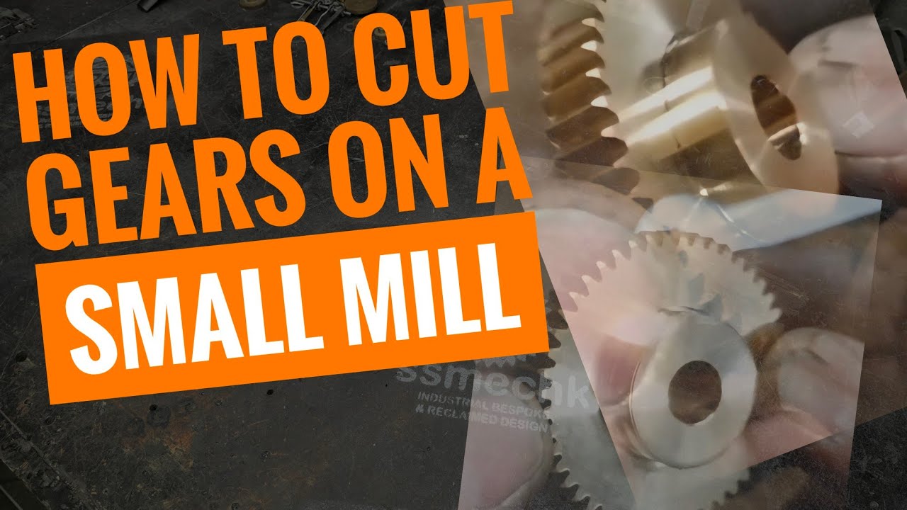 Gear cutting on small mill part 1 setting up rotary table etc