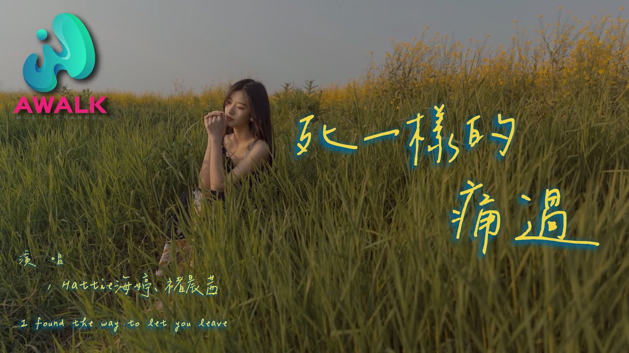 Hattie海婷 / 褚晨茜 - 死一样的痛过（原唱：MC Mong）（Sick Enough To Die 中文版）【动态歌词 | Pinyin Lyrics】【七月新歌】【AWALK MUSIC】
