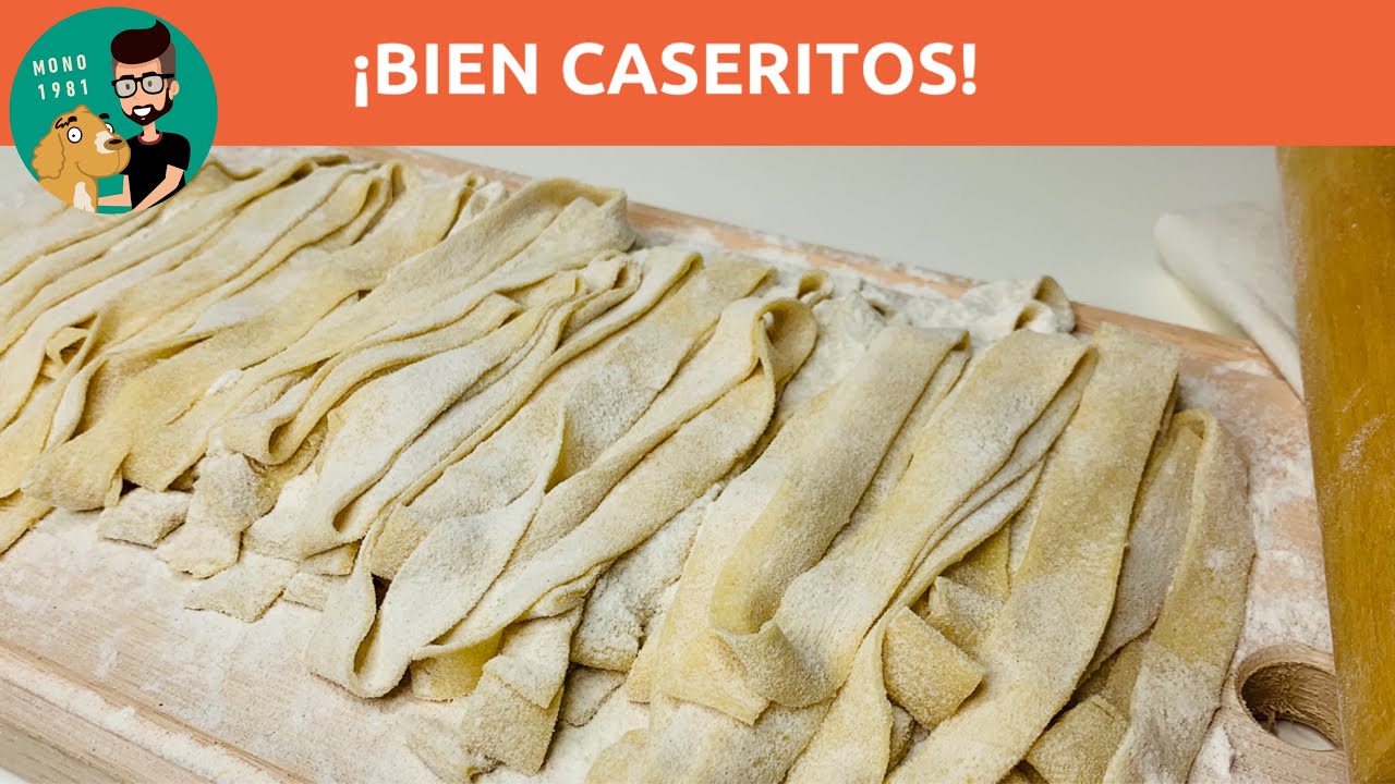 Cómo Hacer Fideos Caseros Totalmente a Mano (SIN MÁQUINA) / MONO 1981
