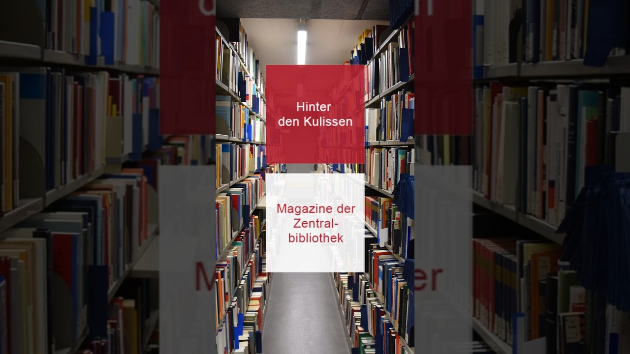 Hinter den Kulissen - Die Magazine der Zentralbibliothek✨📚