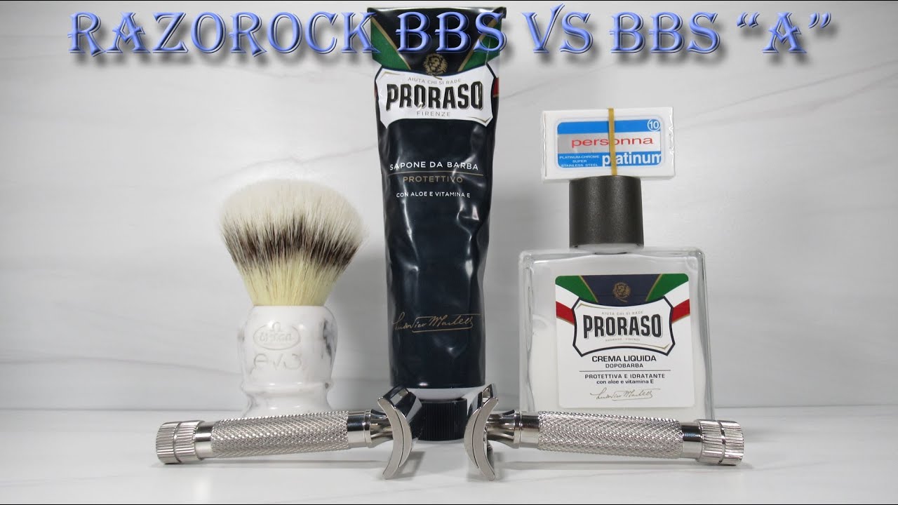 41 RazoRock BBS Vs BBS A | Proraso Blue | Omega Evo