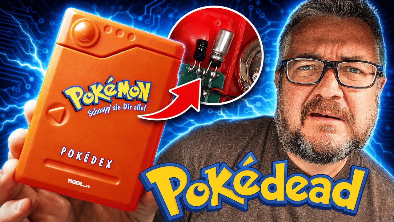 У этого нерабочего Pok&eacute;mon Pok&eacute;dex 1998 года была одна маленькая проблема
