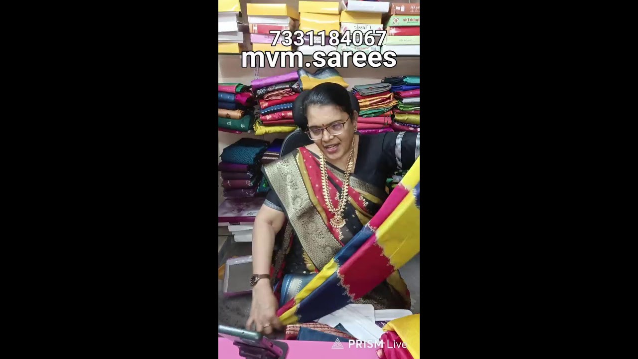 Live streaming of MVM Sarees