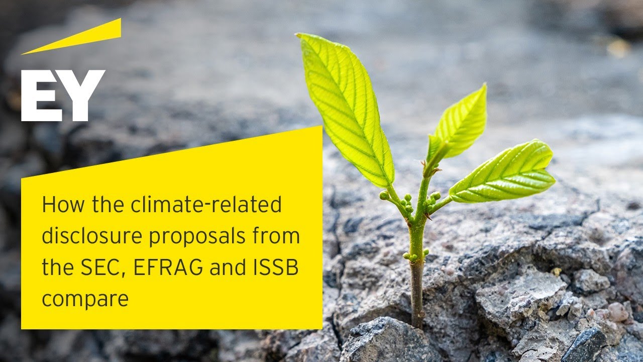 Climate-related disclosures proposed by SEC, EFRAG & ISSB