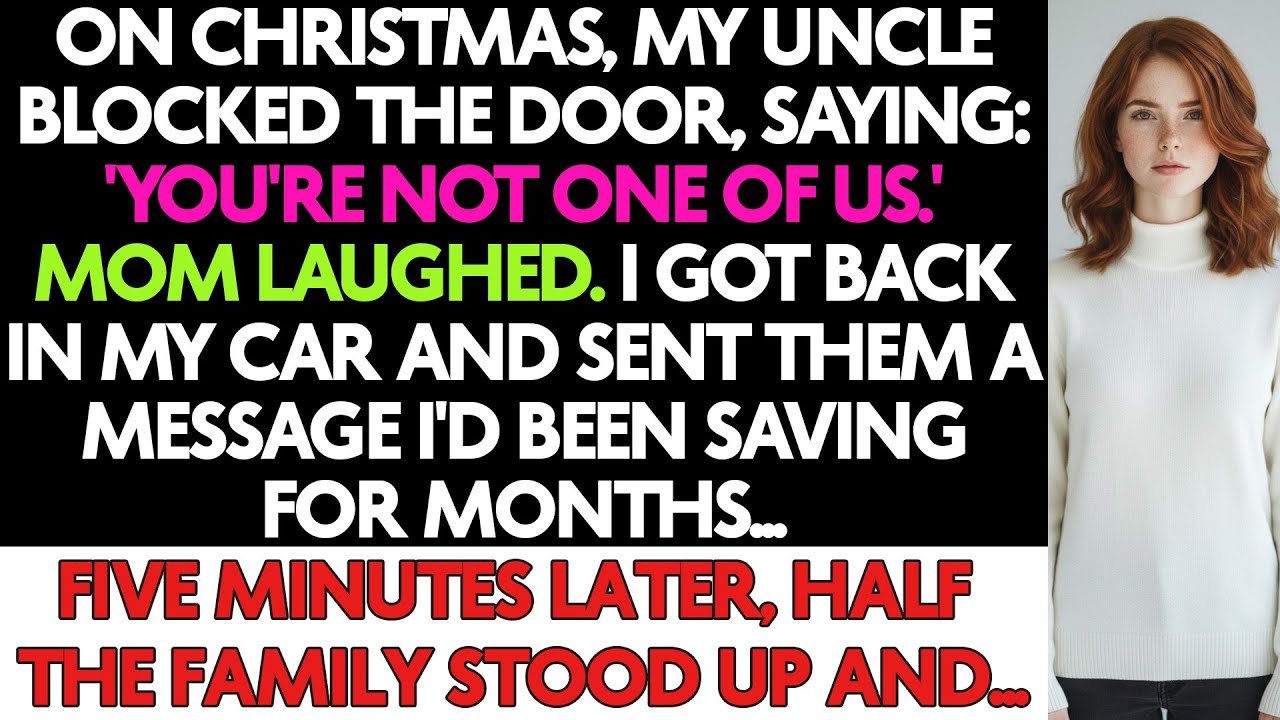 My Uncle Blocked Me At Christmas, Saying, “You’re Not One Of Us.” So I Took That...