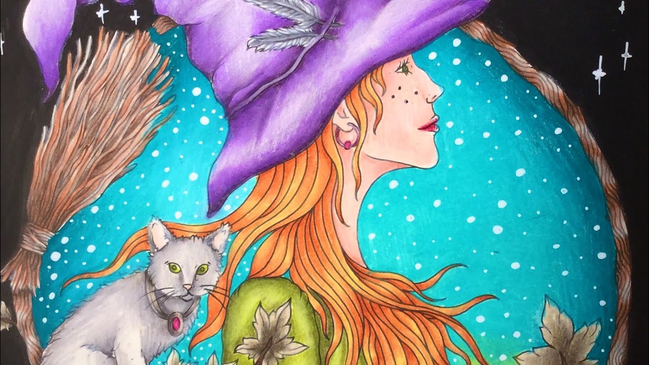 TIDEVARV - SEASONS by Hanna Karlzon - prismacolor pencils - color along