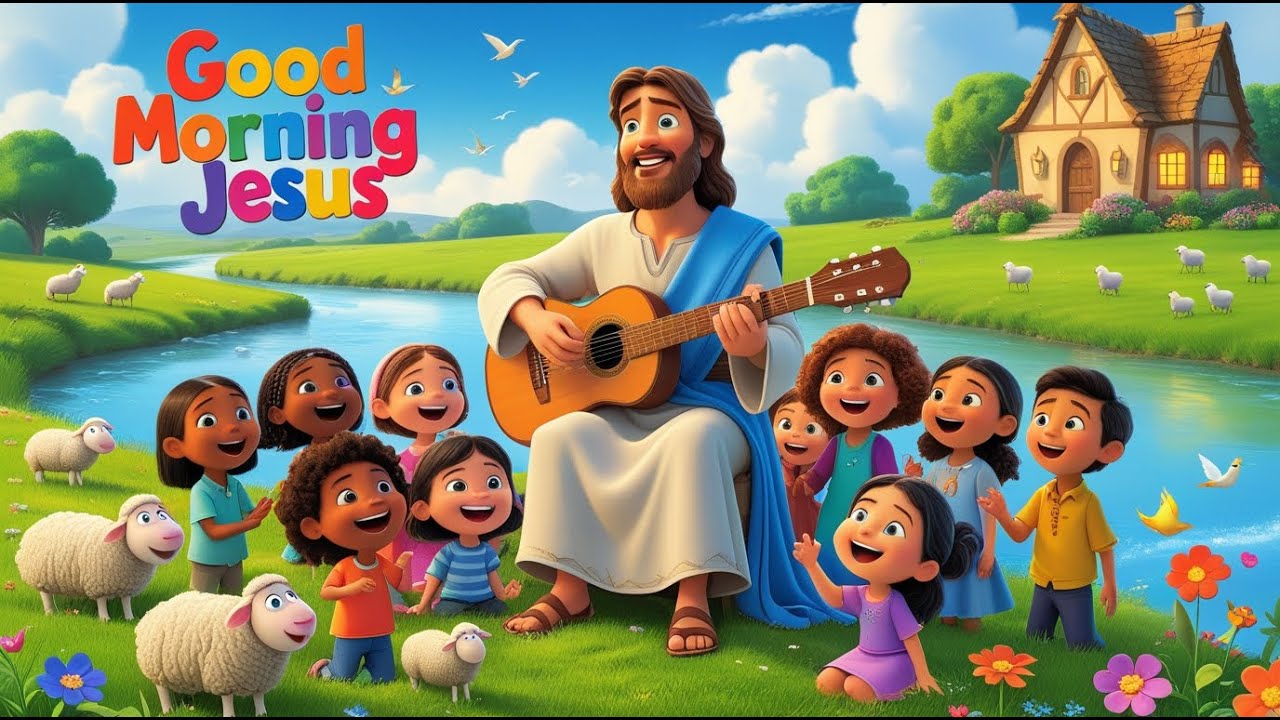 🌞 Good Morning Jesus & More New Animated Bible Songs for Kids Joyful Worship Collection 🎶