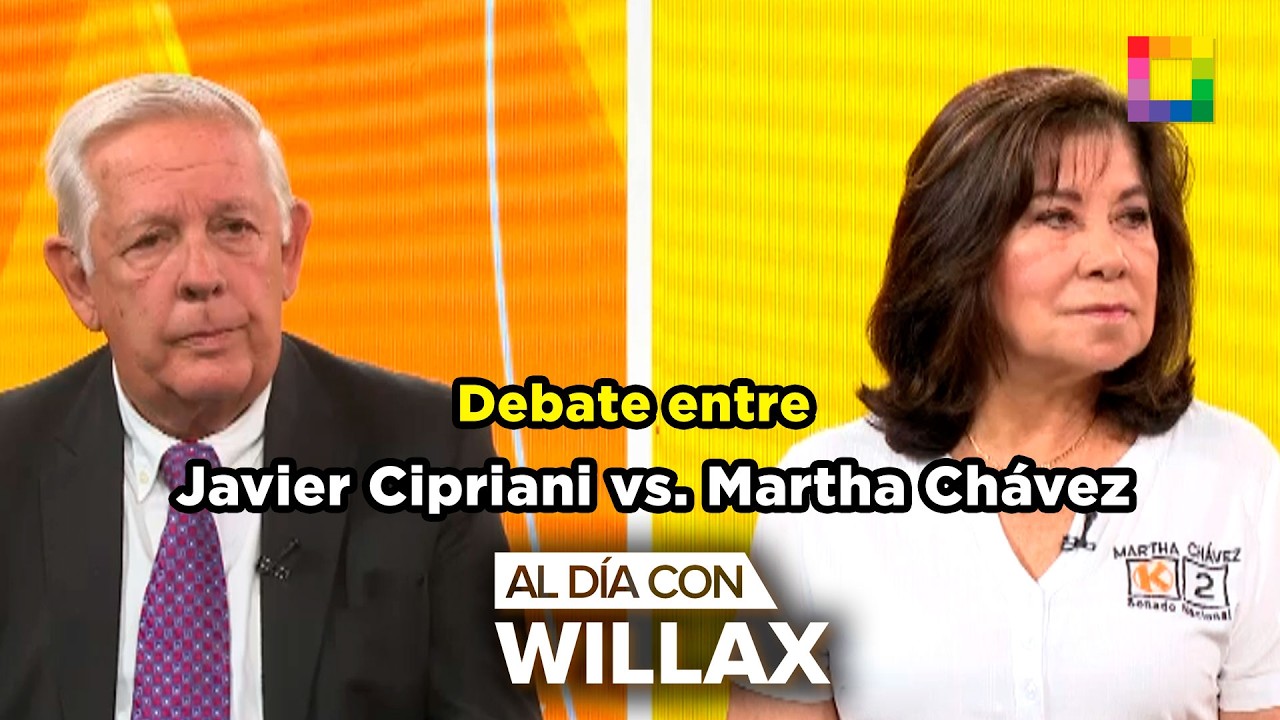Al Día con Willax - MAR 05 - DEBATE DEL DÍA: MARTHA CHÁVEZ VS. JAVIER CIPRIANI | Willax
