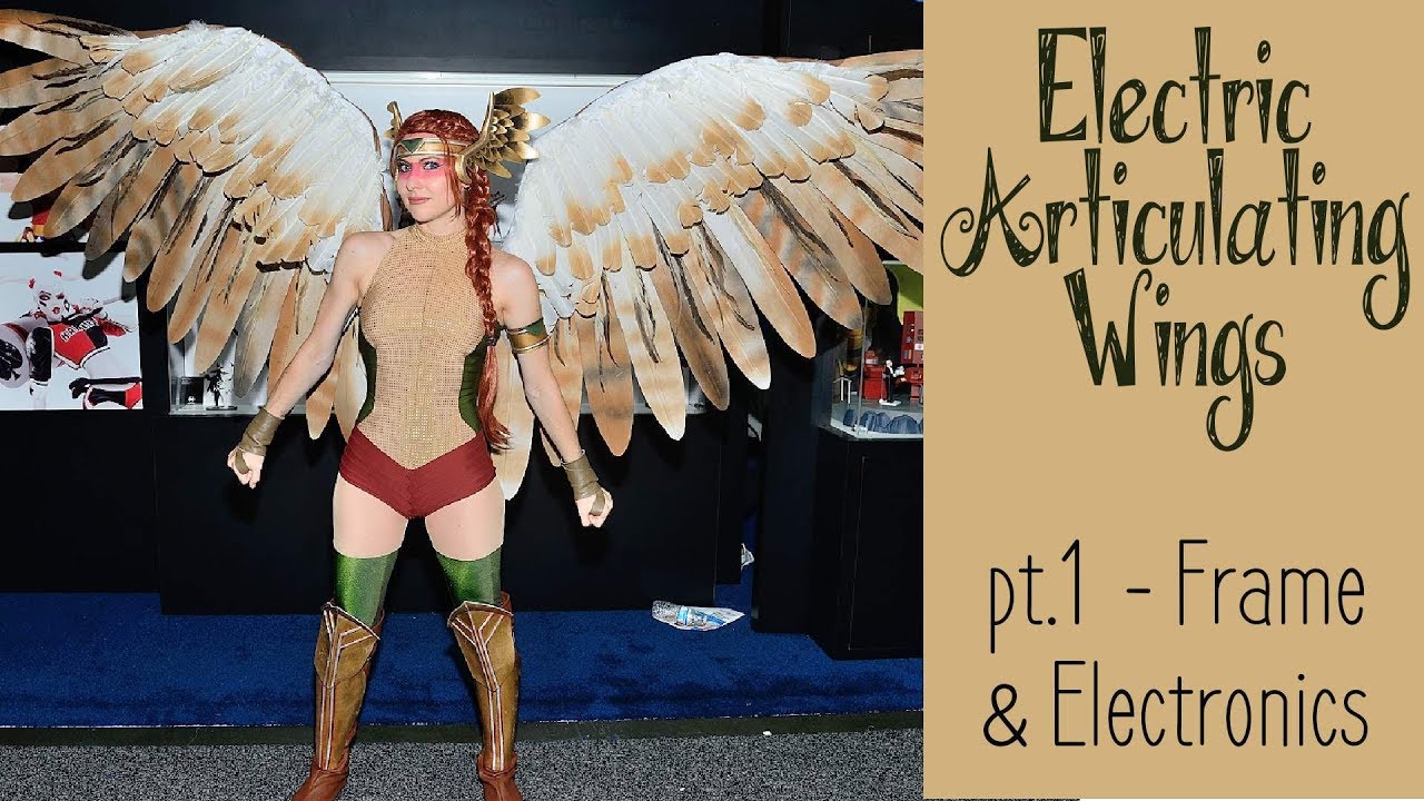 DIY Electronic Wings - pt.1 Frame & Electronics | Hawkgirl Cosplay Series