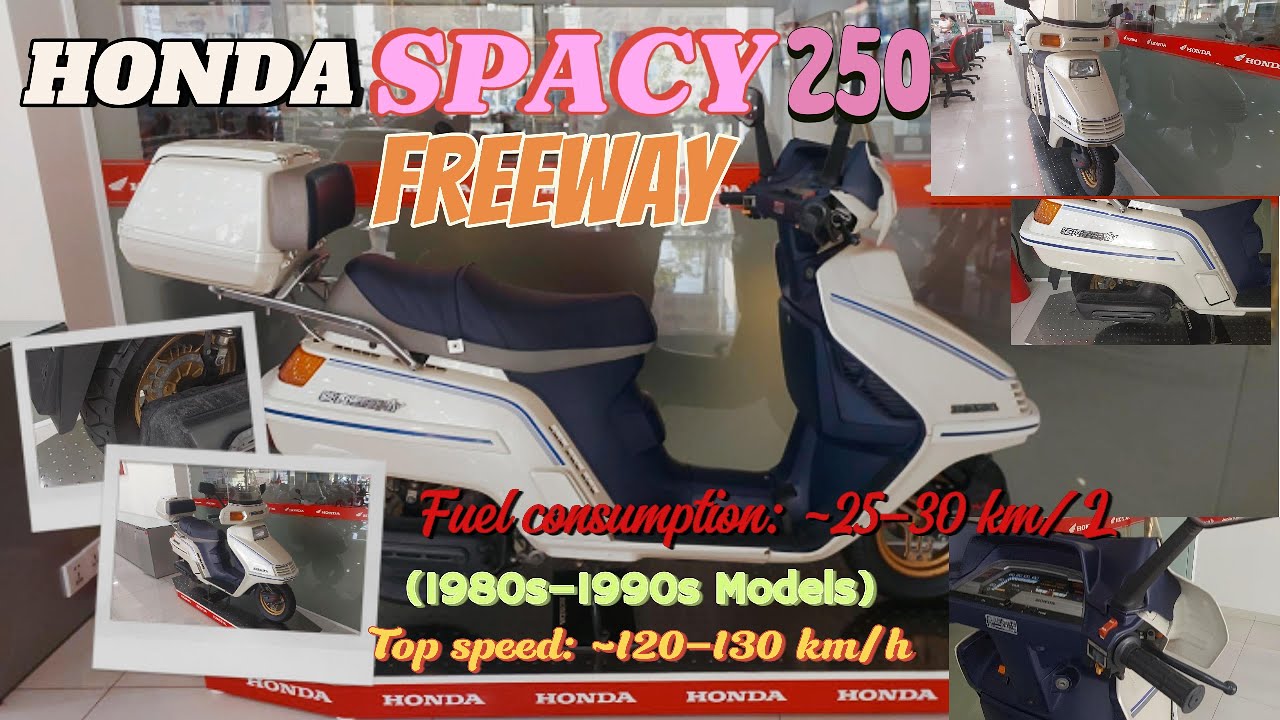 Honda SPACY 250 Freeway Model 1980s 1990s Review