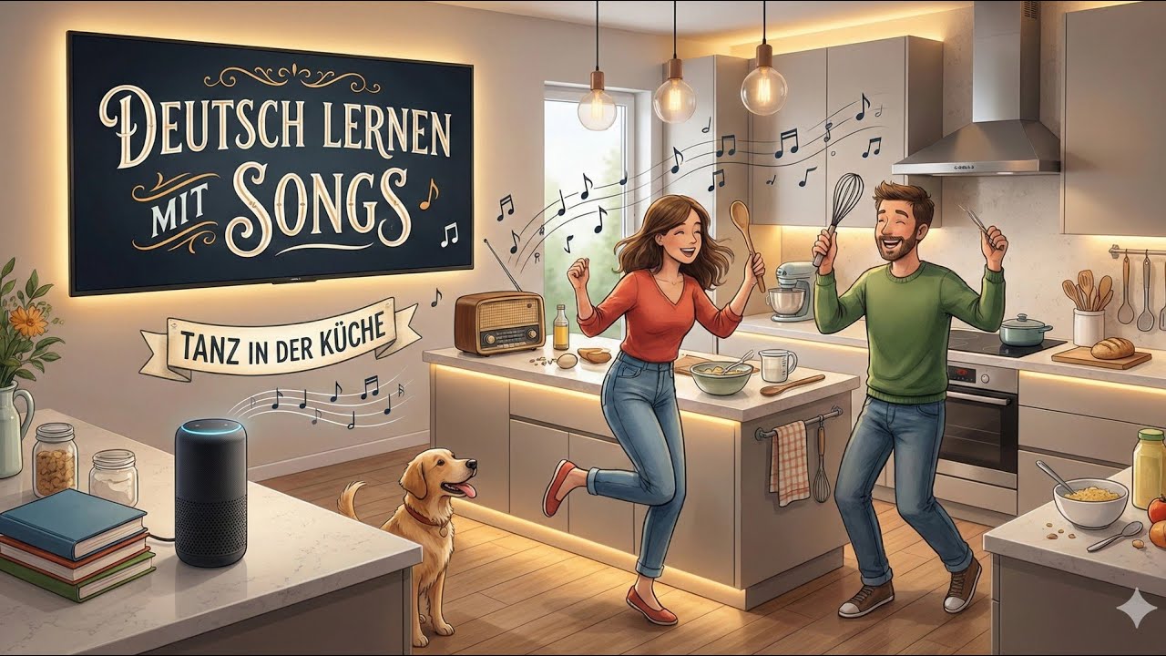 Tanz in der Küche - Deutsch lernen mit Songs
