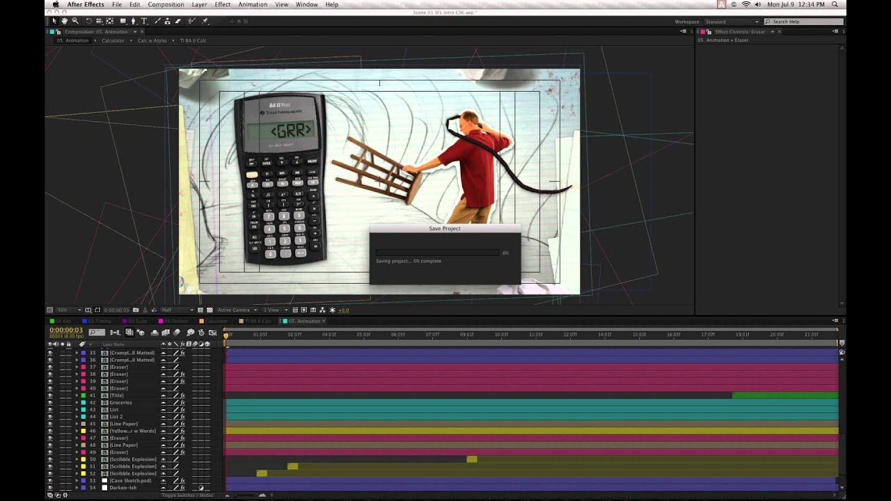 After Effects Process Time-Lapse