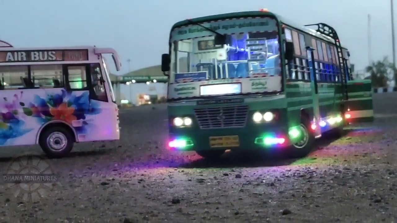 How to make Miniature bus//RC bus//TNSTC bus//Full making video//MADE IN INDIA//தமிழ்நாடு திருச்சி