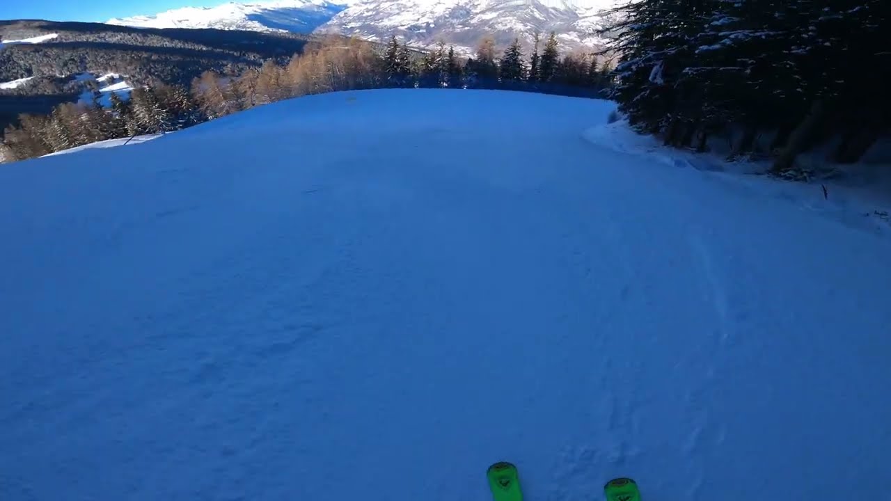 Skiing Pila Italy! Red Run 2 - Du Bois (Renato Rosa)