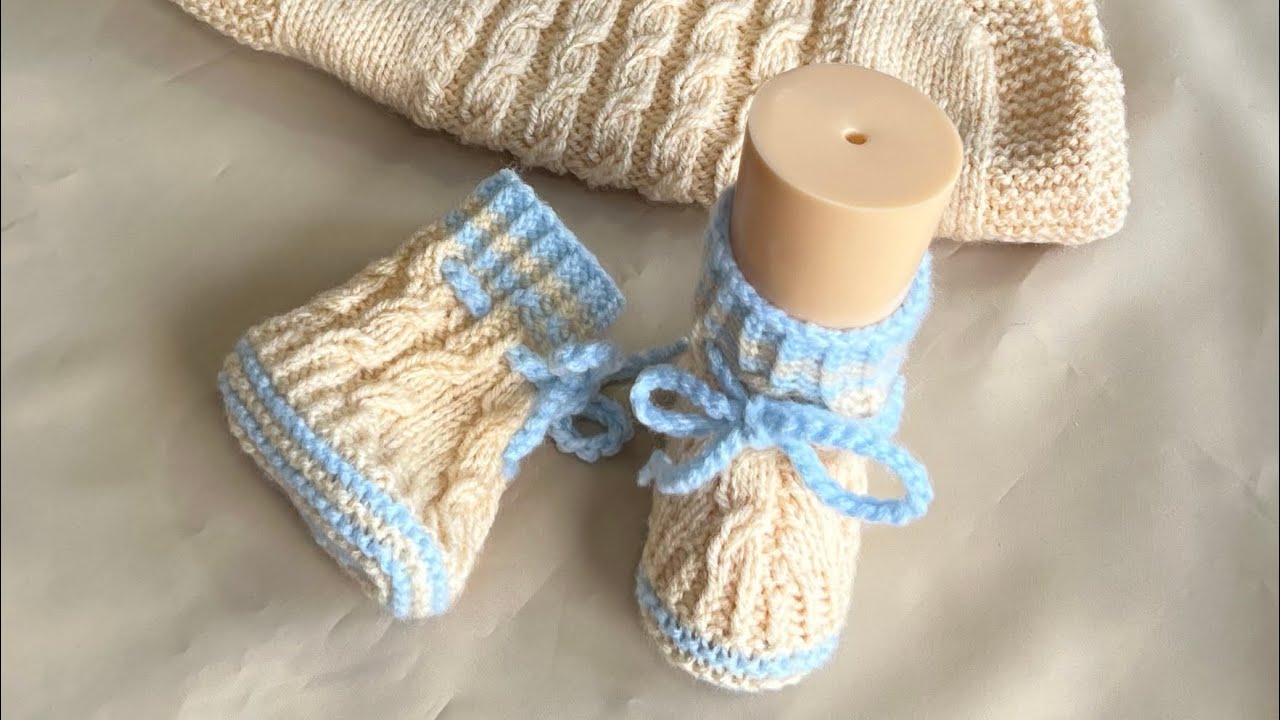 Hand Knitted Booties for New Born (0-3 months)