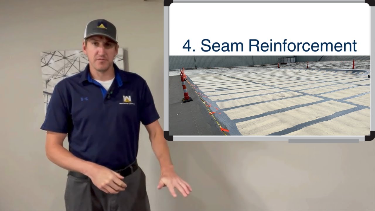 How Roof Coating Systems are Installed on TPO Roofs #TPO #roofcoating #construction  #roofing