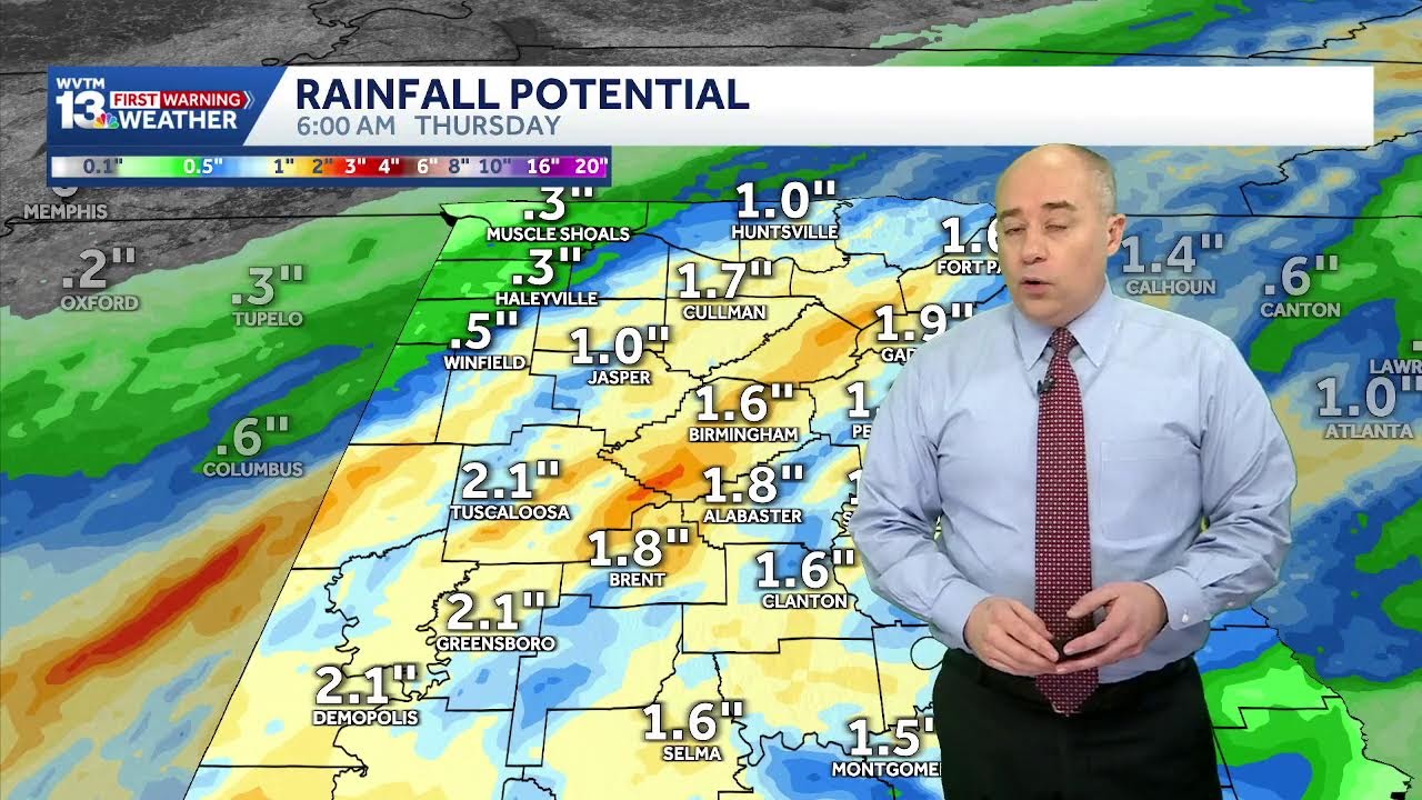LIVE: Jason is updating Alabama's severe weather threat Wednesday evening