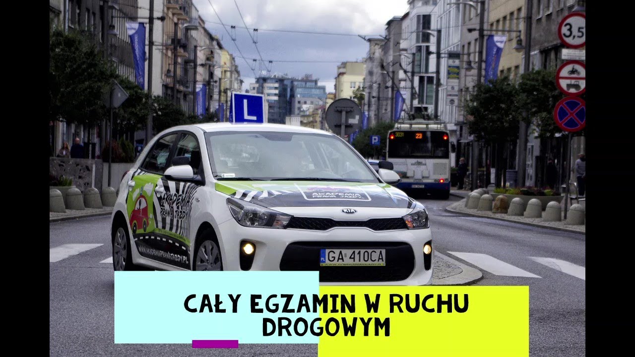 Egzamin na prawo jazdy w ruchu drogowym