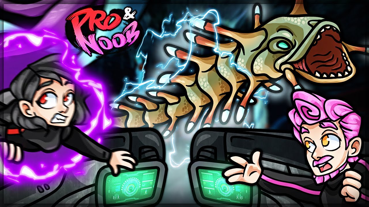 WHY CAN WARPERS TELEPORT YOU OUT - Pro and Noob VS Subnautica! (Bottom of the Blood Trench)