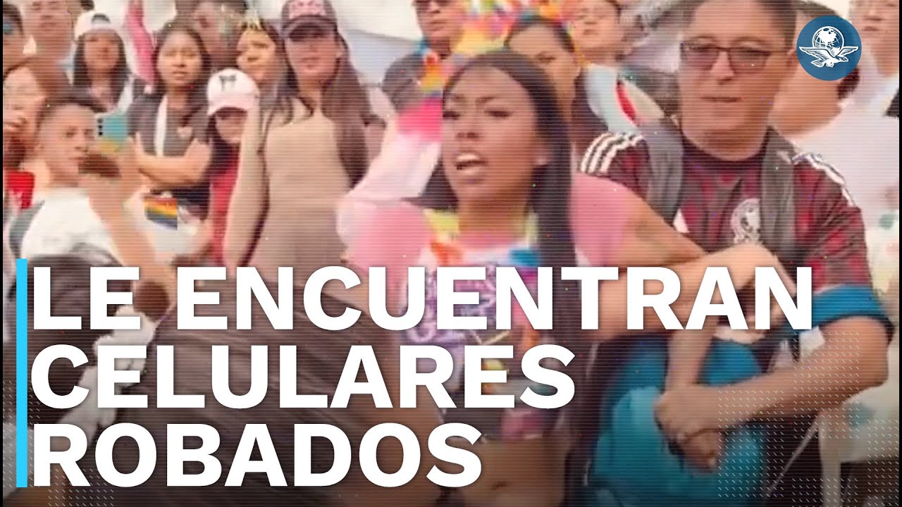 Multitud detiene a mujer con docenas de celulares robados en marcha LGBT+