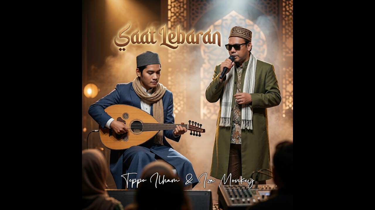 SAAT LEBARAN  ( VIDEO LIRIK ) - TEPPO & IZA MONKEY