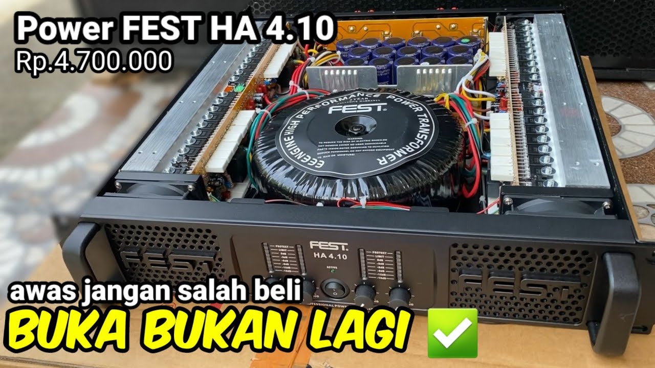 Review jujur ‼️ power FEST HA 4.10 || simak video sampai habis