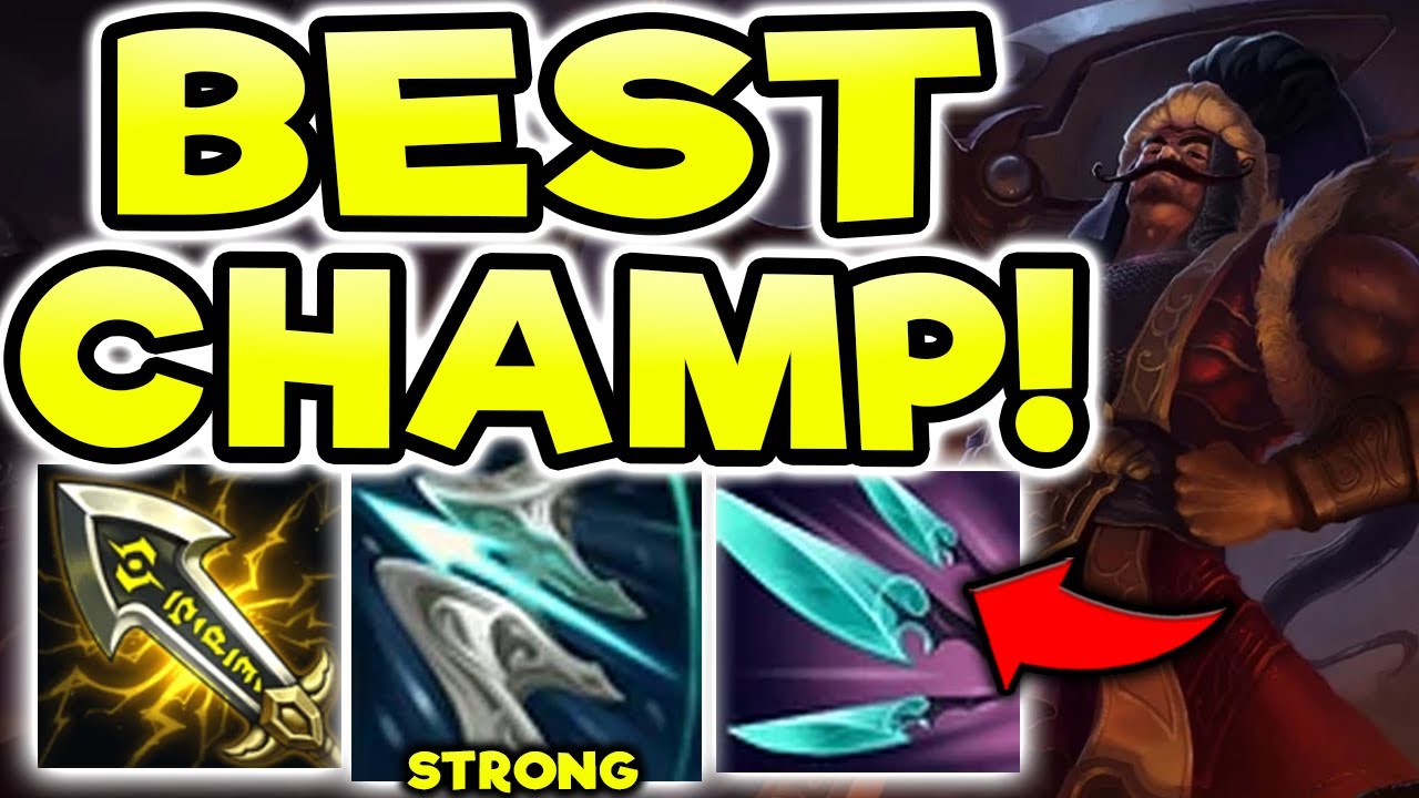 TRYNDAMERE TOP IS THE BEST CHAMP TO MAIN IN SEASON 12 (ABUSE THIS) - S12 Tryndamere Gameplay Guide