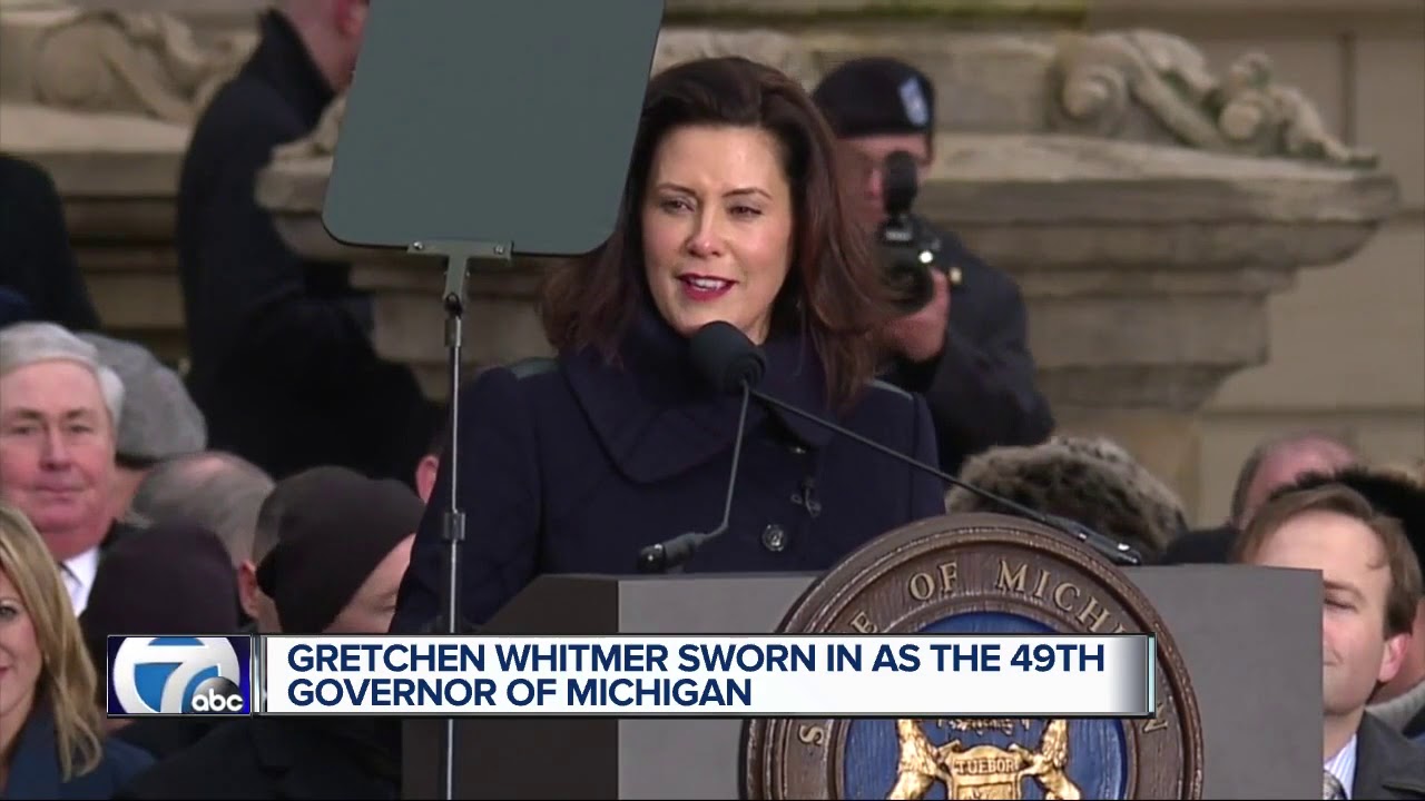 Whitmer, Gilchrist sworn in at inauguration ceremony