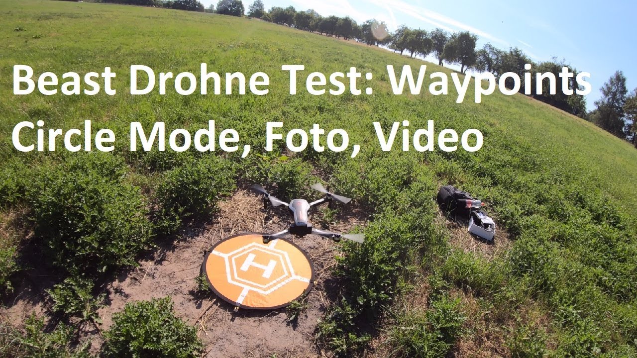 Beast Drone SG906 Review: Waypoints, Circle Mode, Photo, Video | Teil 2