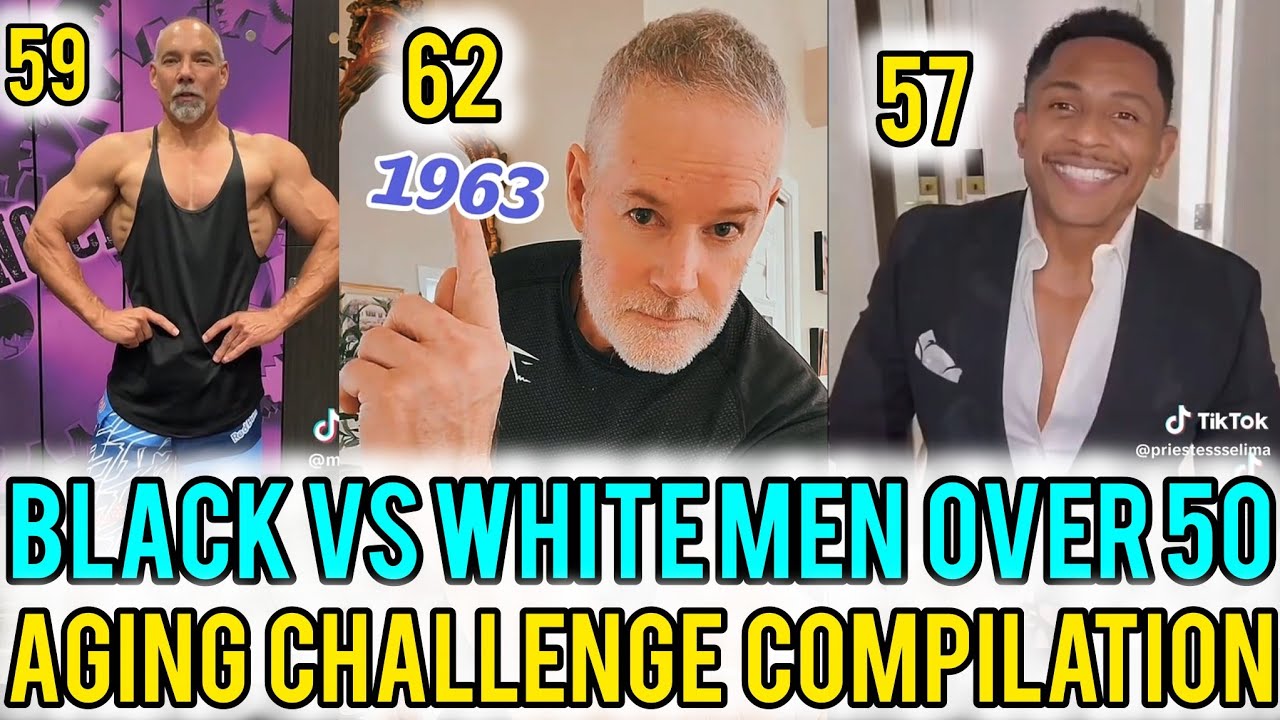 WHITE MEN IN THEIR 50S Vs BLACK MEN IN THEIR 50s TIKTOK CHALLENGE COMPILATION