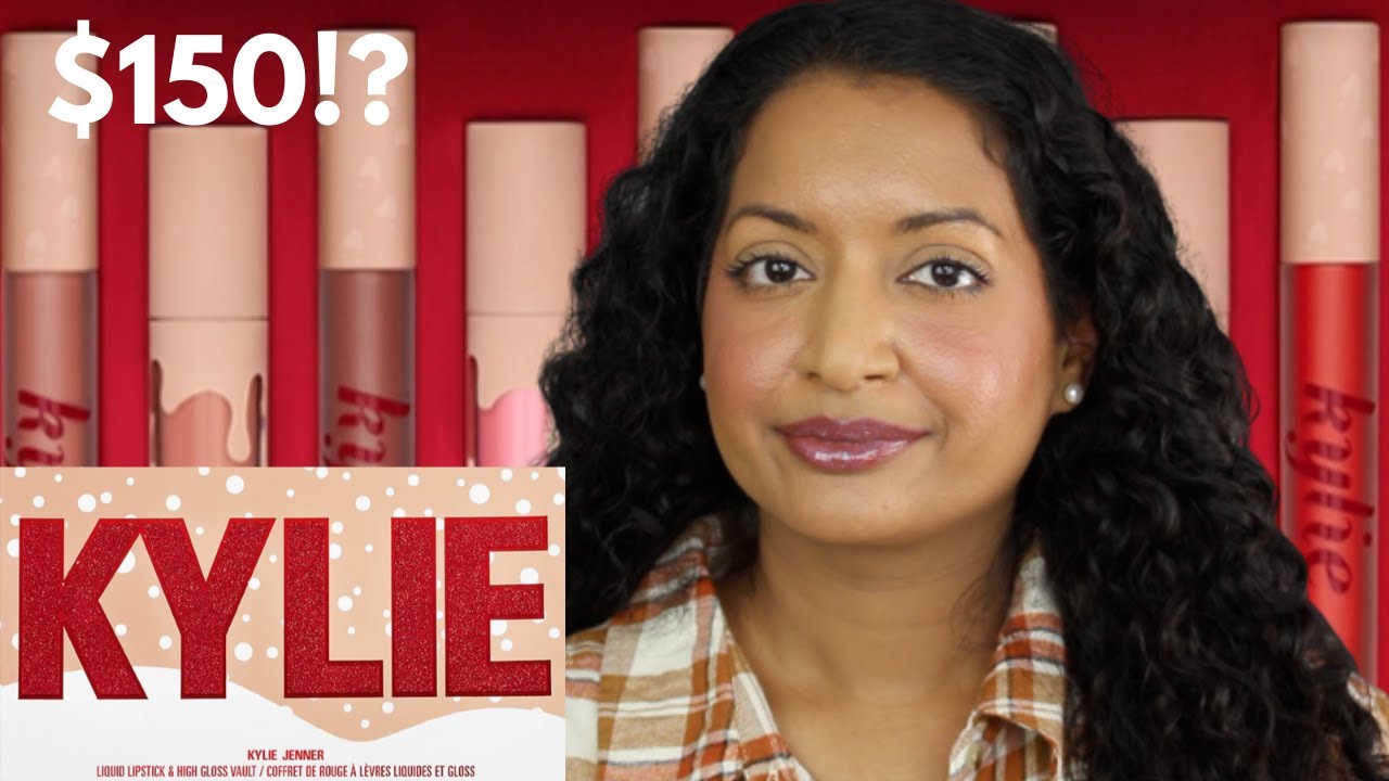 Kylie Cosmetics Holiday Collection Liquid Lipstick & High Gloss Set Review