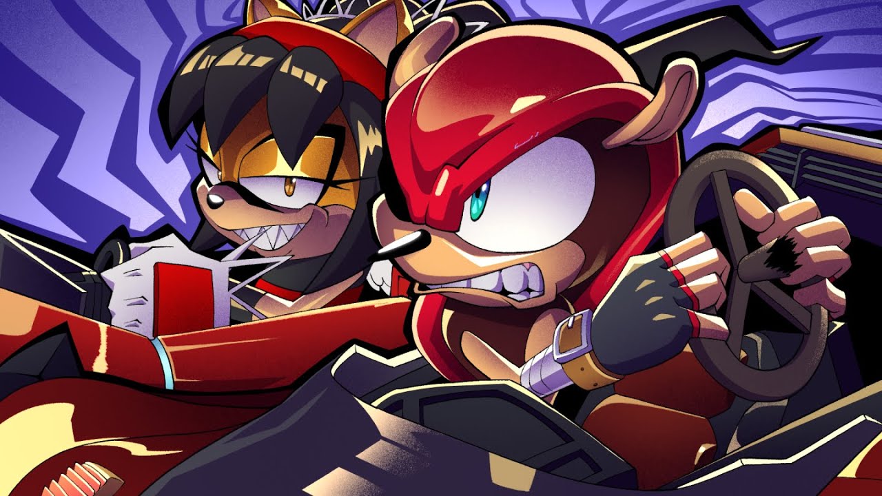 Mighty & Honey's CHAOTIC COUPLE RACE In SONIC RACING CROSSWORLDS!