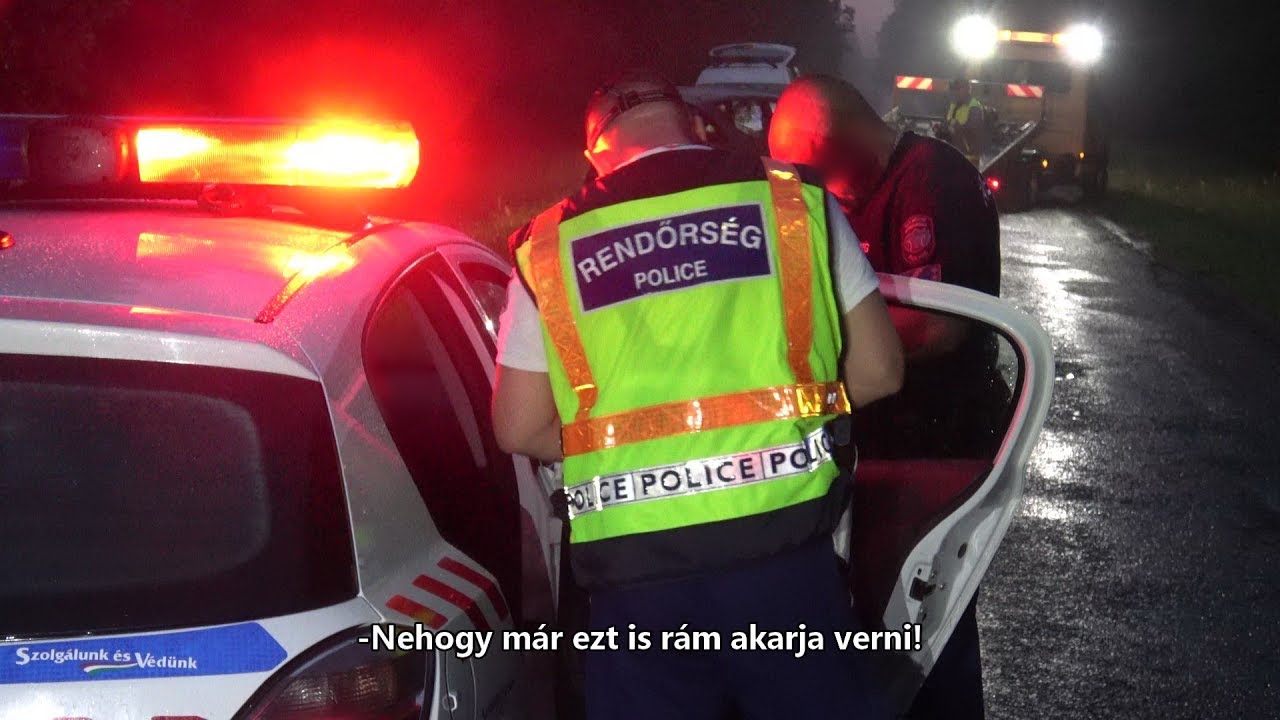 Körözött bűnöző elfogása Pornóapáti kocsmájában, baleset után (hosszú verzió)
