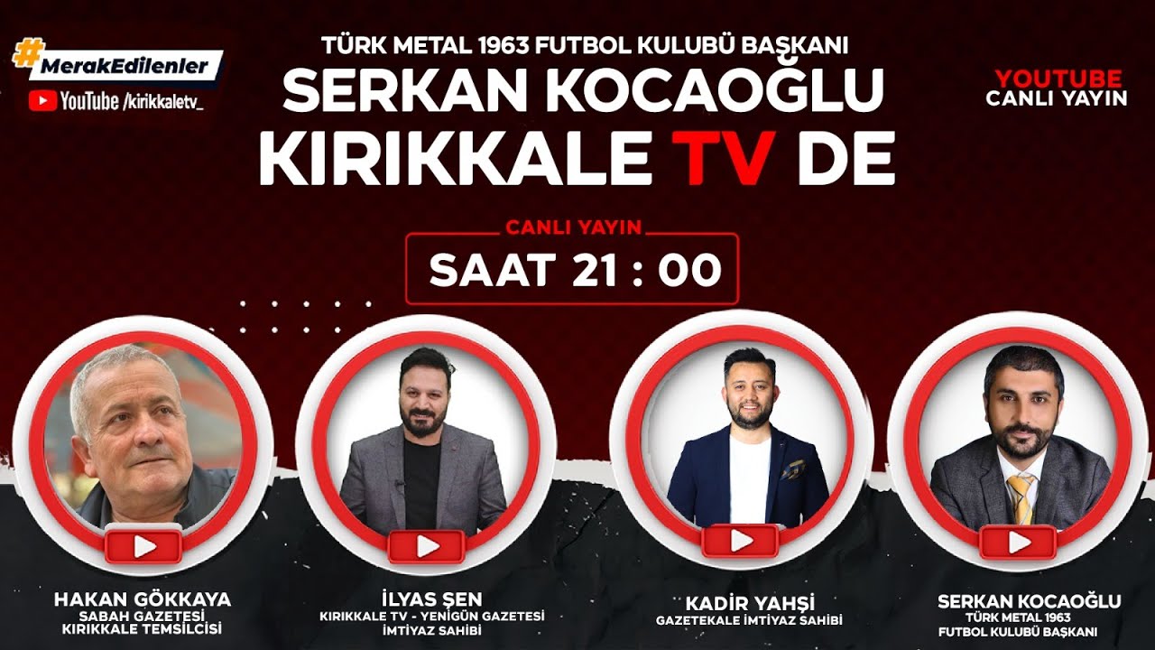TÜRK METAL 1963 FUTBOL KULÜBÜ BAŞKANI SERKAN KOCAOĞLU YAYIN KONUĞUMUZ