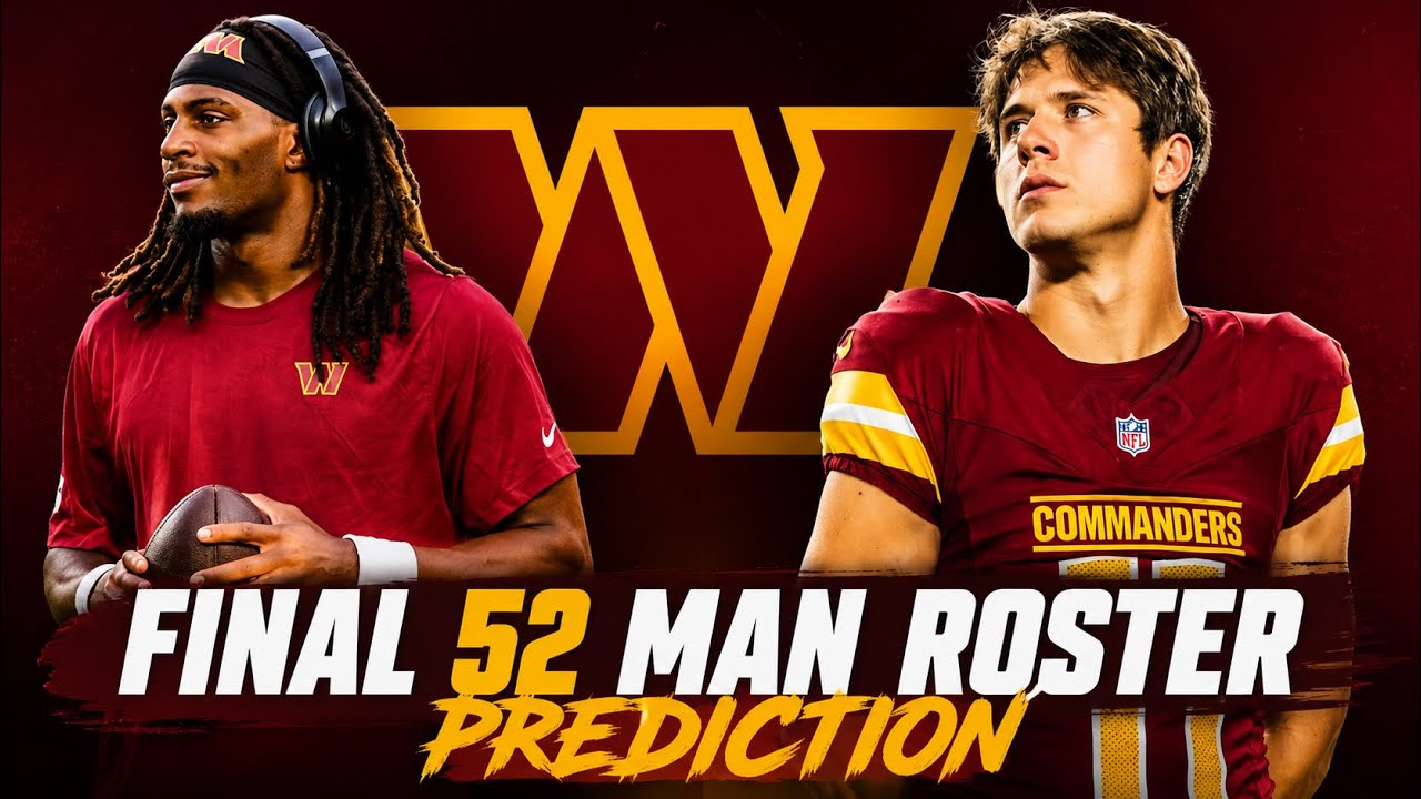 Is Luke McCaffrey Getting CUT?! 😳 Final Commanders Roster Prediction!