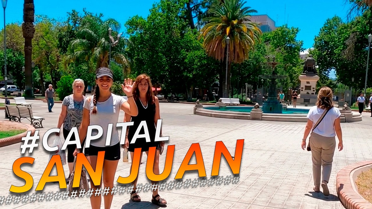 Recorriendo SAN JUAN CAPITAL I ARGENTINA I 4K Walking Tour VLOG